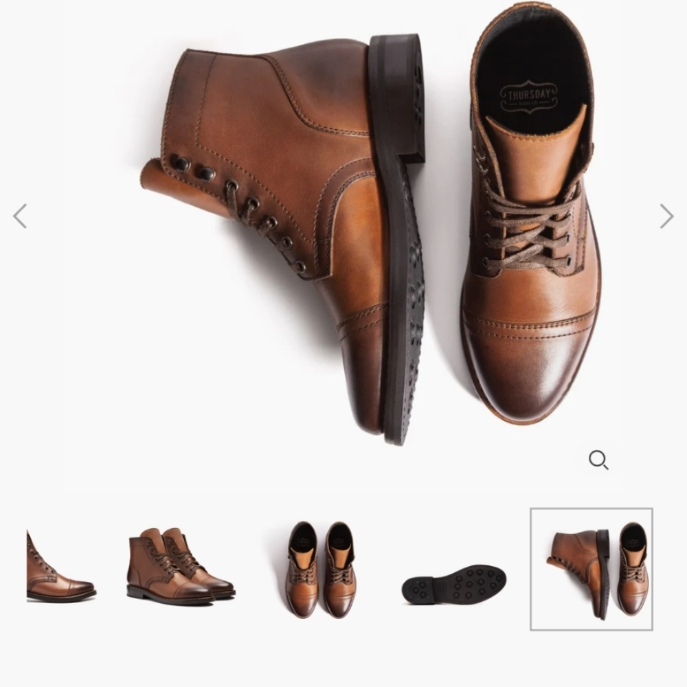 Thursday Boot Company Women's Brown Leather Boots